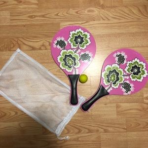 Vera Bradley Paddle Ball set